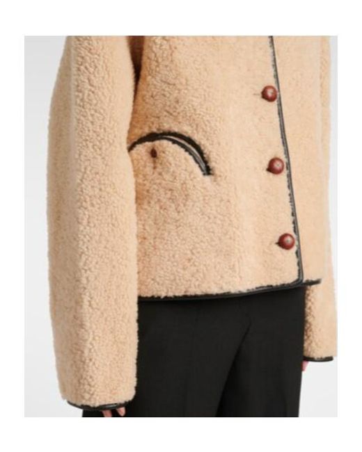 Blazé Milano Natural Reversible Lamb Fleece Coat
