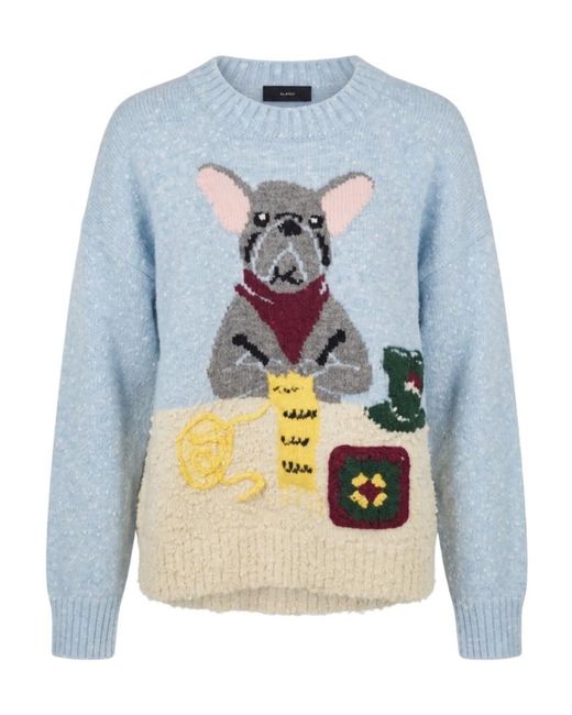 Alanui Blue 'Coco' Sweater
