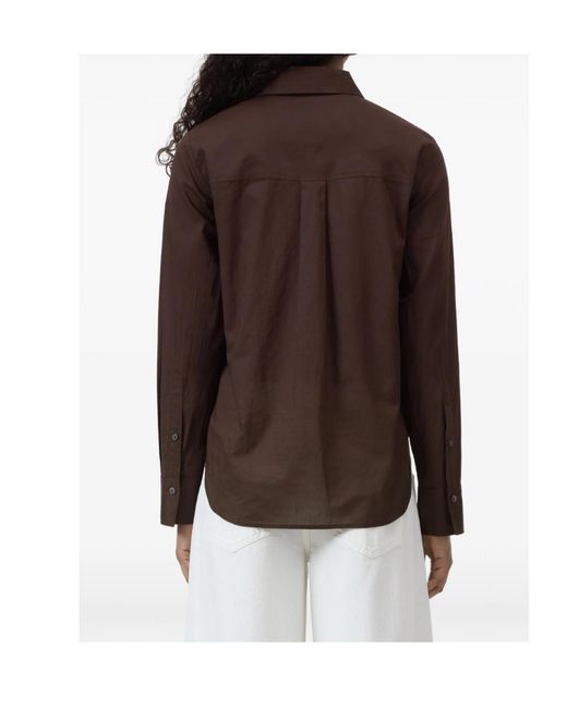 Closed Brown Buttoned Classic Shirt