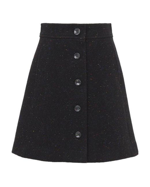 Chloé Black Chloé A-Line Mini Skirt