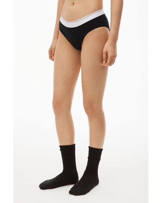 Alexander Wang Black Logo-Jacquard Briefs