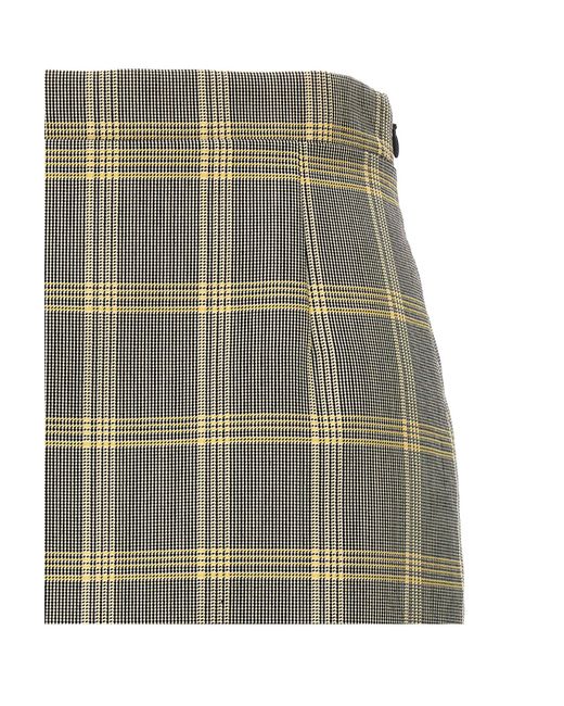 Marni Green Prince Of Wales Mini Skirt