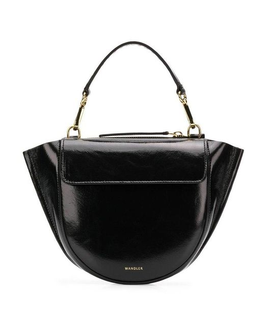 Wandler Brown Python Print Tote Bag