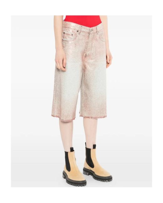 Haikure White New Becky Shorts