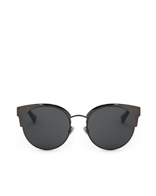 Dior Gray Round Sunglasses