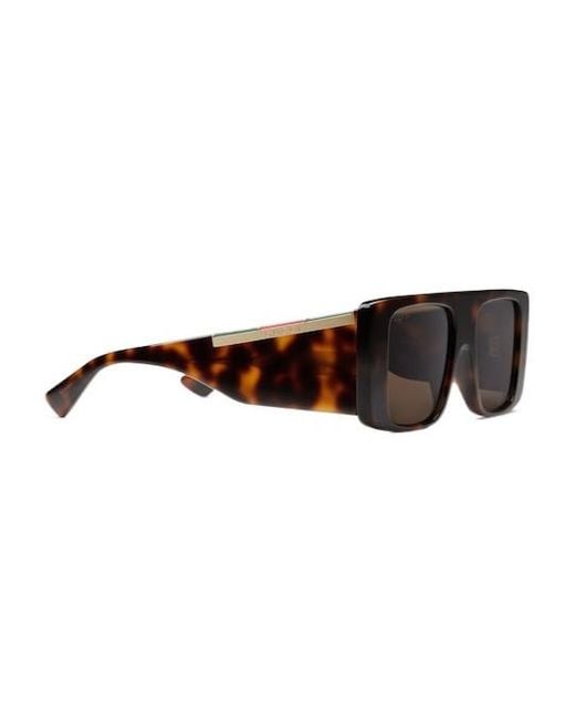 Gucci Multicolor Rectangular Frame Sunglasses for men
