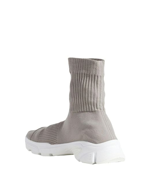 Balenciaga Gray Knitted Sock Shoes