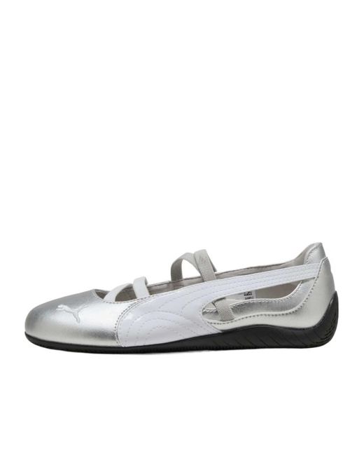 PUMA White Speedcat Ballet Shoes