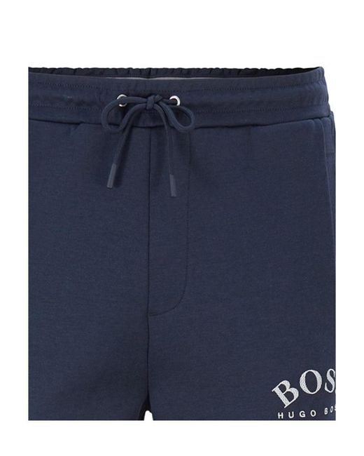 Boss Blue Logo Sweatpants for men