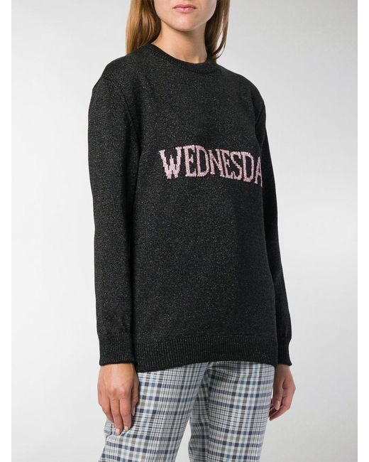 Alberta Ferretti Black Wednesday Knit Jumper