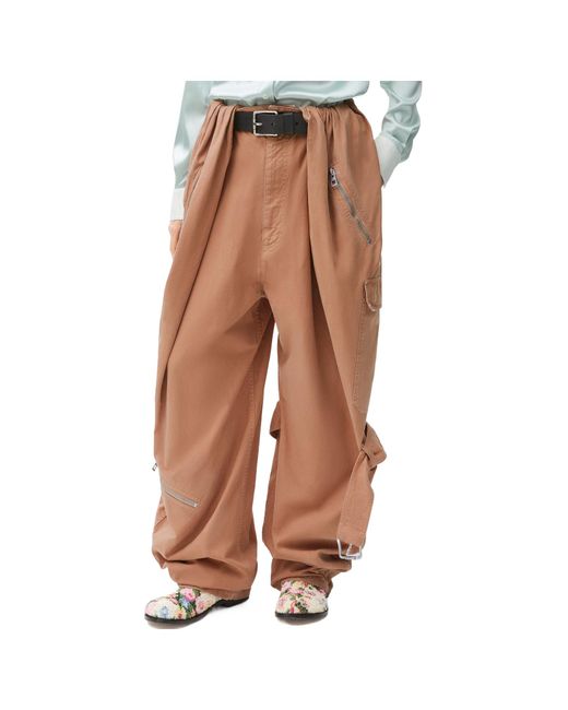Loewe Brown Balloon Cargo Trousers