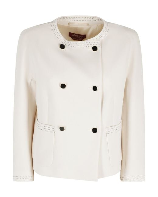 Max Mara Natural Studio Mstombrosa Crewneck Jacket