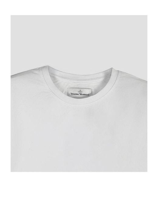 Vivienne Westwood White Crew-Neck T-Shirt for men