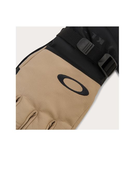 Oakley Black Ellipse Gauntlet Gloves for men