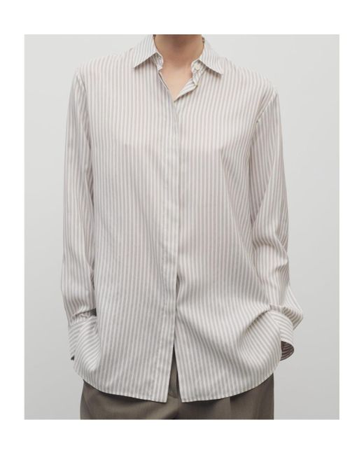 The Row White Vanda Shirt