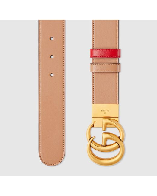 Gucci Brown Double-Sided Wide Belt