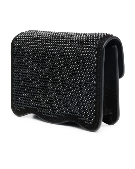 Palm Angels Black Palm Beach Embellished Crossbody Bag