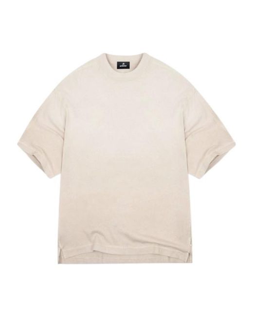 Represent White Seam-Detail T-Shirt for men