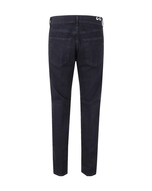 Dondup Blue Belt-Loop Jeans for men