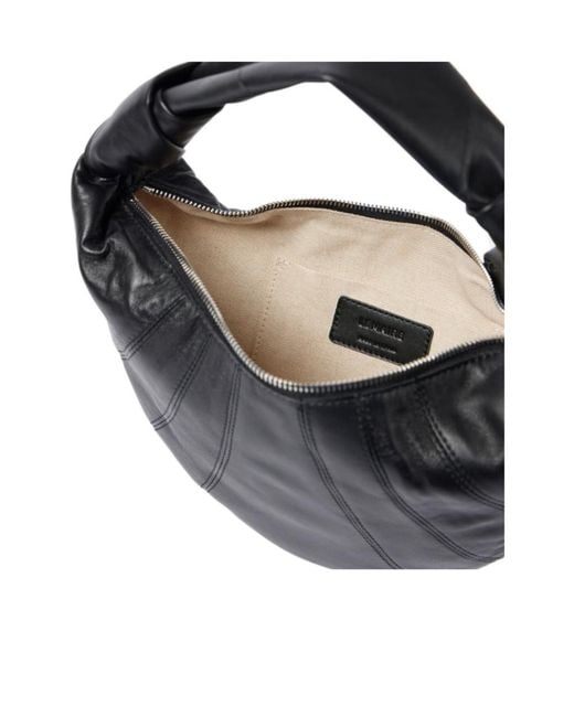 Lemaire Black Fortune Croissant Mini Leather Shoulder Bag