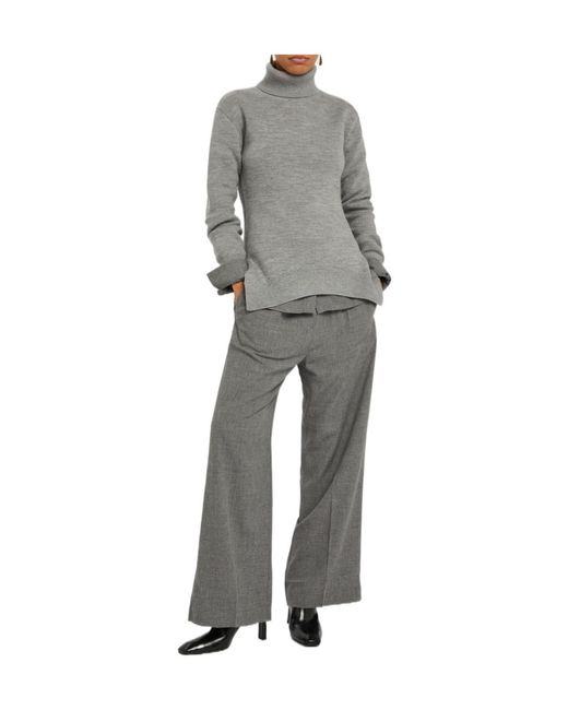 Totême Gray Wool Pullover