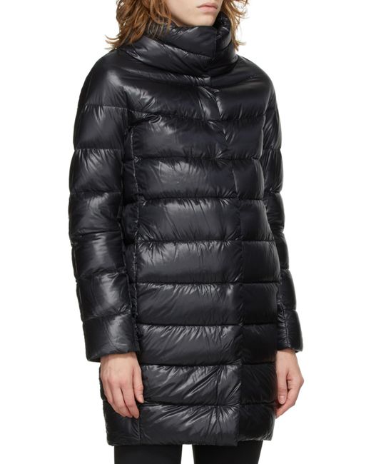 Herno Black Slim-Fit Quilted Down Puffer Jacket