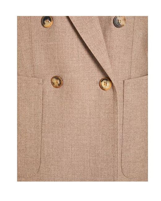 Max Mara Natural Double-Breasted Blazer