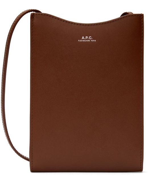 A.P.C. Red Jamie Noisette Neck Pouch