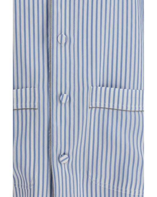 Tom Ford Blue Striped Silk Shirt