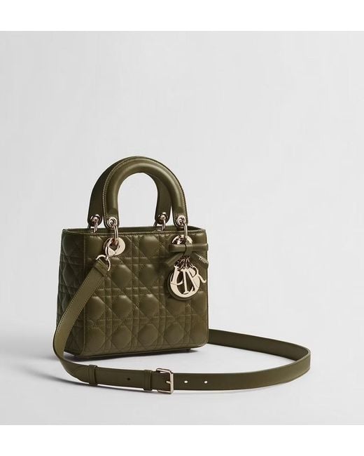 Dior Green Small Lady Shoulder Bag