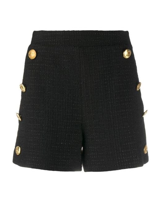 Moschino Black High Waist Shorts