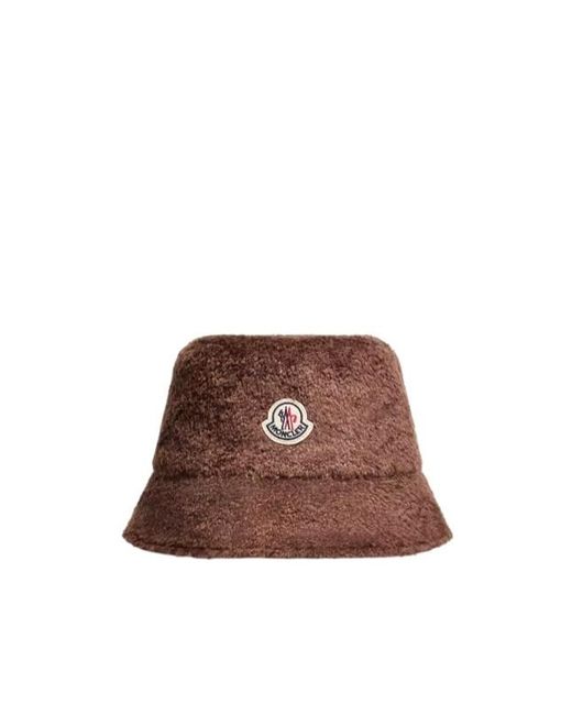 Moncler Brown Teddy Bucket Hat