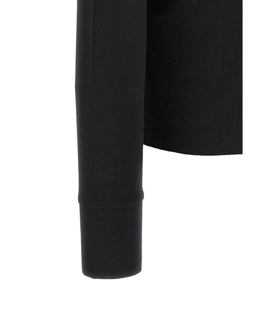 Thom Krom Black M Ts 970 Thumb-Hole Sweater for men