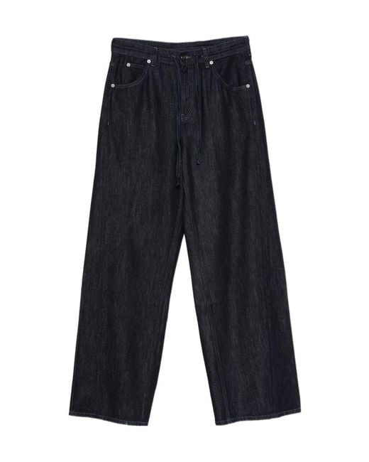 Semicouture Blue Drawstring Jeans