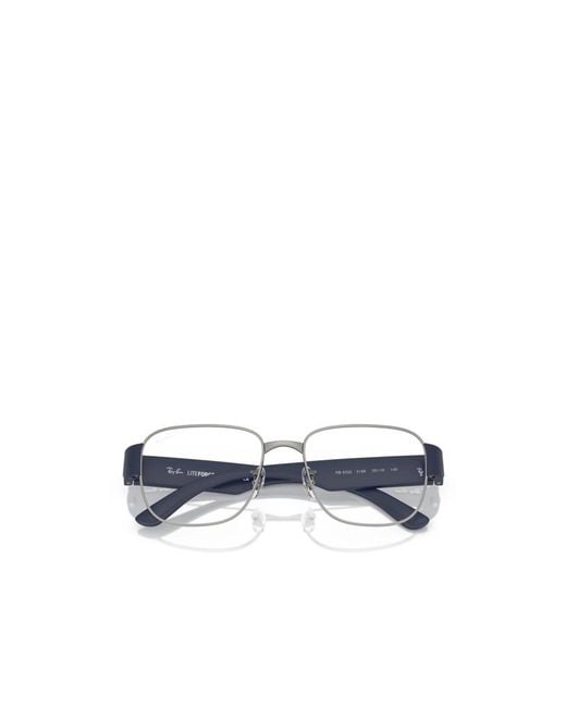 Ray-Ban White Frameless Flat Mirror for men