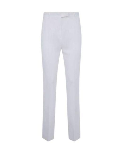 Max Mara Gray Studio Jerta Pressed Crease Pants