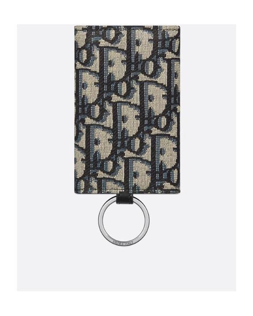 Dior Gray Key Case for men