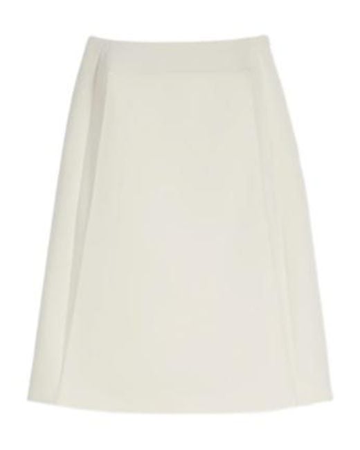 Jil Sander Natural Technical Crêpe Skirt