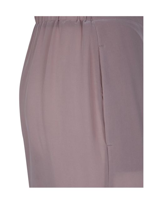 Seventy Purple Sand-Wash Wide-Leg Pants