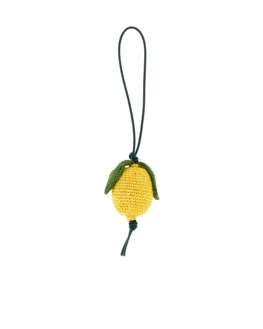 J.W. Anderson Metallic Jw Anderson Crochet Lemon Charm for men