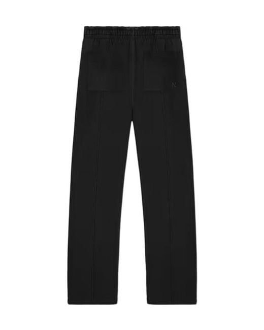 Represent Black Initial Fleece Straight-Leg Pants for men