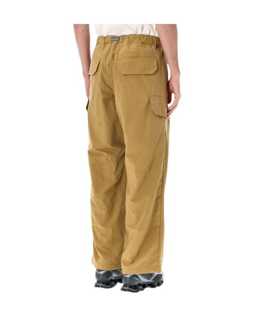 And Wander Natural Belted Cargo Pants for men