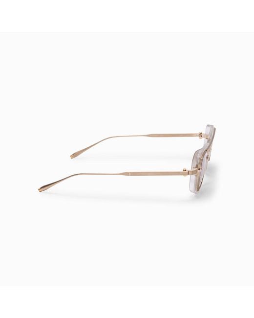 Akoni Pink Jura Pilot-Frame Sunglasses for men