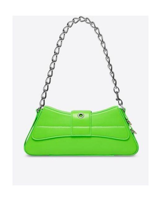 Balenciaga Green Lindsay Small Shoulder Bag With Strap