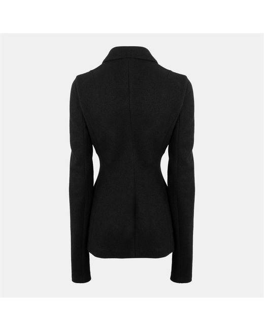 Dolce & Gabbana Black Structured Single-Breasted Blazer