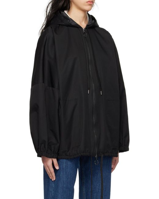 Studio Nicholson Black Alpine Drawstring-Hood Jacket