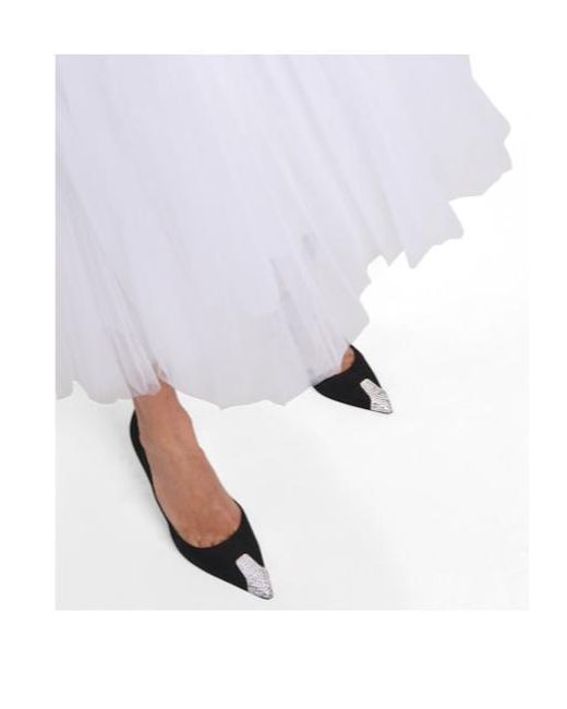 Christopher Kane White Tulle Maxi Skirt