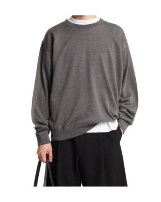 The Row Gray Koons Sweater for men