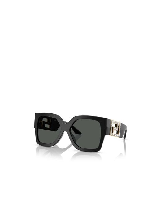 Versace Black Eyewear Butterfly Frame Sunglasses