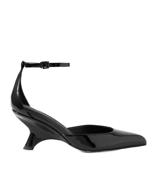Jonathan Simkhai Black Vixen Patent-Leather Pumps